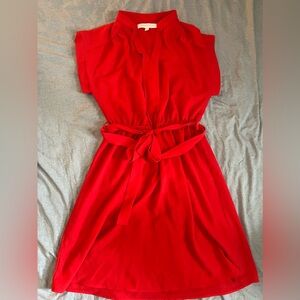 Monteau Vibrant Red Mini Dress
